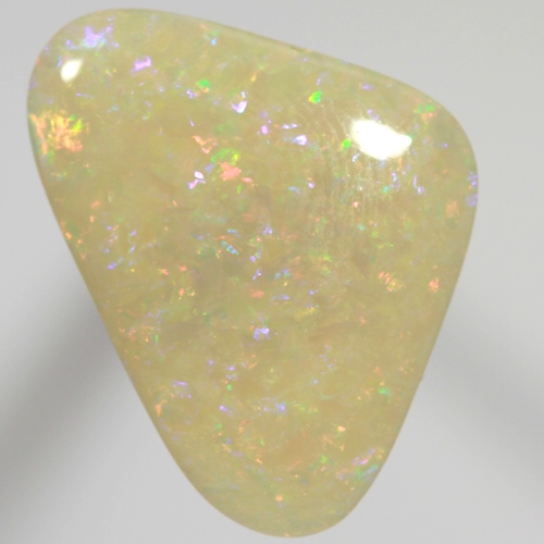 SOLID CRYSTAL OPAL Double sided, bright Flag Harlequin pattern SEE VIDEO